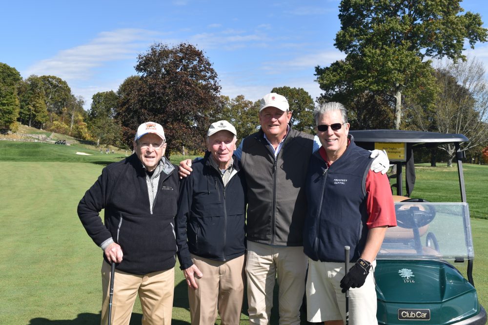 Left to right -- John Fulkerson, Pete Taylor, George Benington, and Rich Carratu