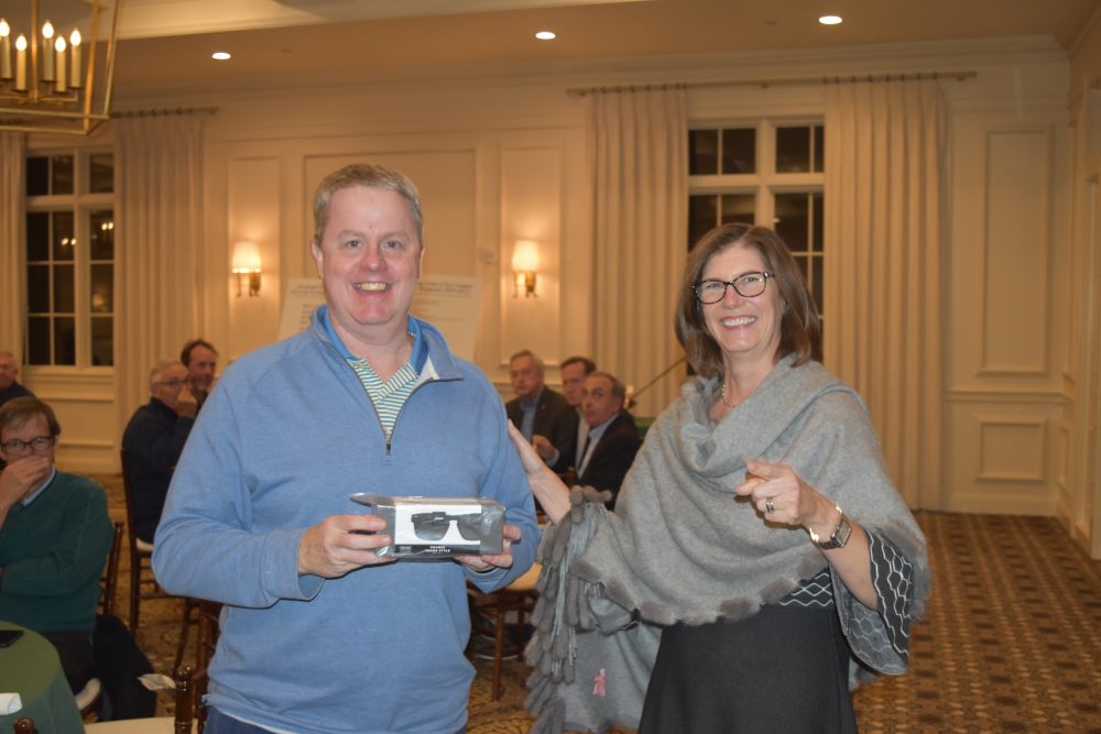 2022 Exchange Club Golf outing at Woodway Country Club. Jeff Platt won Bose sunglass that play music