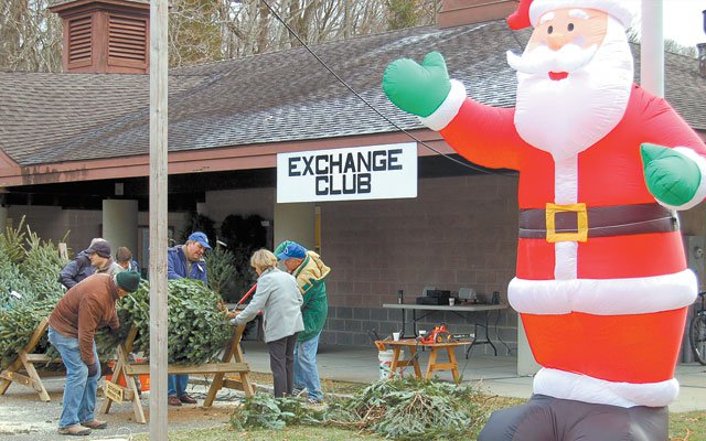 The Exchange Club of New Canaan Christmas Tree Sales at Kiwanis Park 2018
