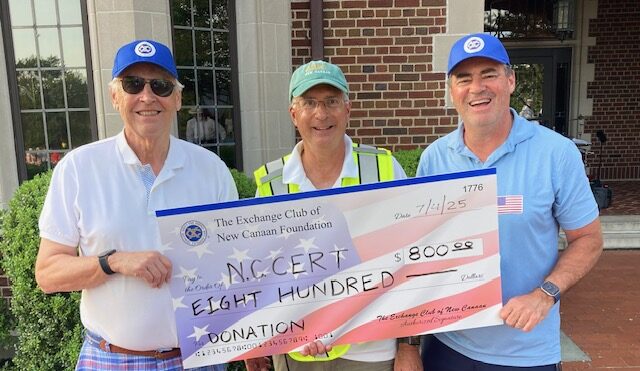 Donation to CERT July 4, 2025