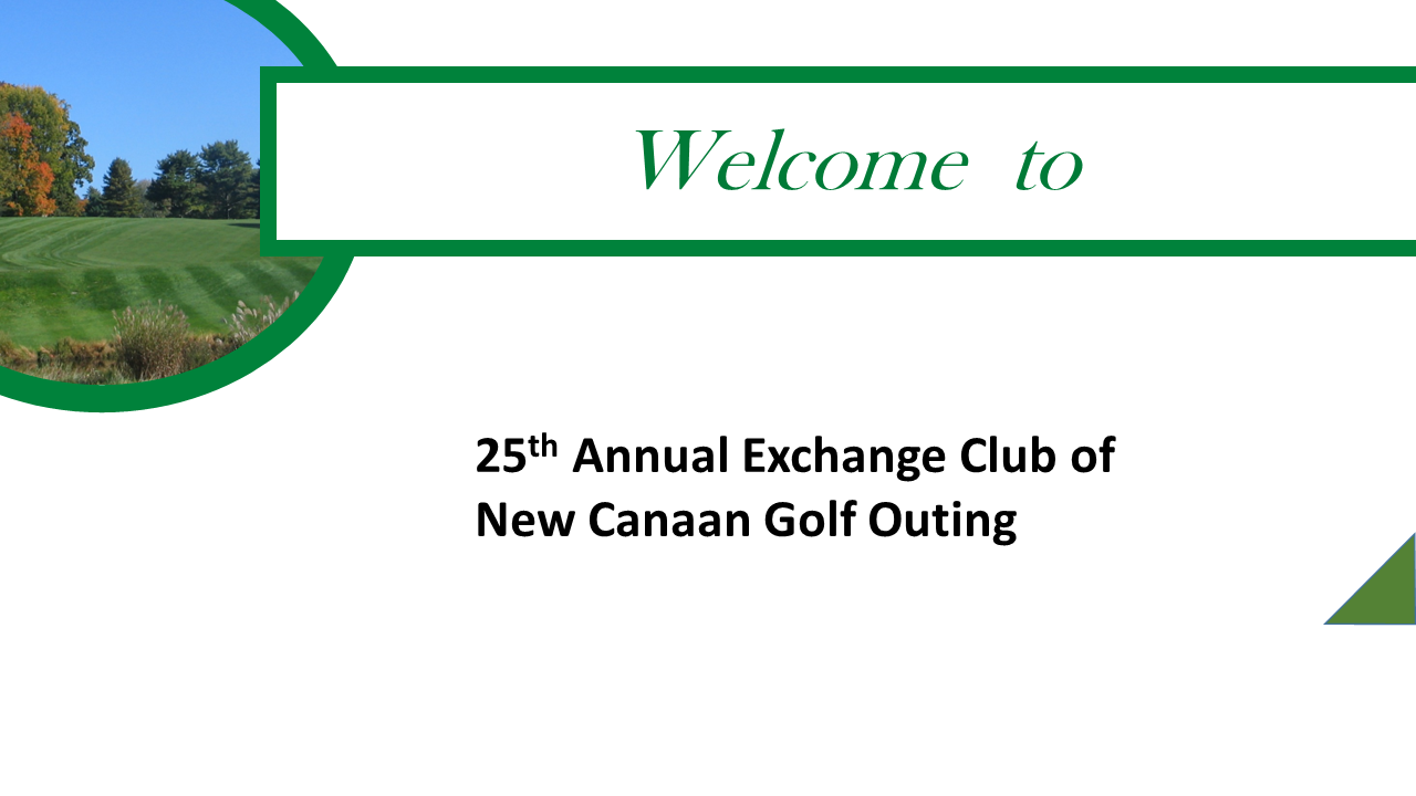 25th Annual Exchange Club Golf Outing