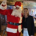 Lapham Dinner Dec 2023 2 First Selectman Dionna Carlson at the Lapham Senior Christmas Lunch